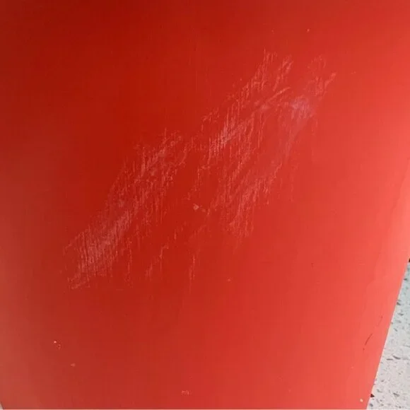 Vintage 1950s THERM WARE By David Douglas Orange-Red Insulated Ice Bucket w Lid - Picture 5 of 11